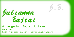 julianna bajtai business card